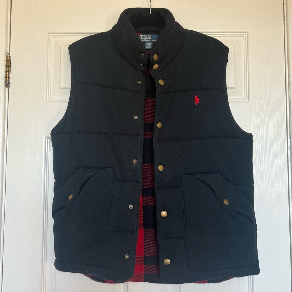 Polo by Ralph Lauren Black Knit Vest